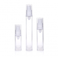 5ml 10ml 12ml 15ml clear lotion airless bottle with spray pump for hand cream